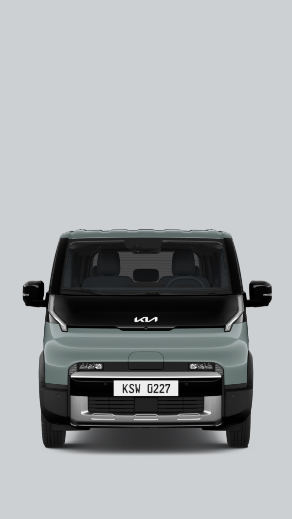 Frontansicht des Kia PV5 WAV.